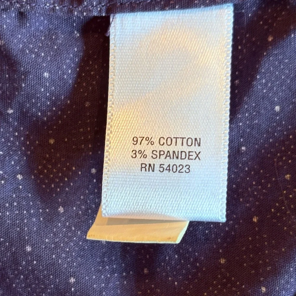 Banana Republic Geometric Purple Button-Down Shirt